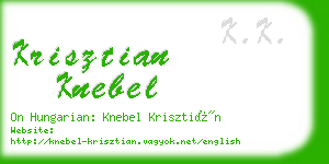 krisztian knebel business card